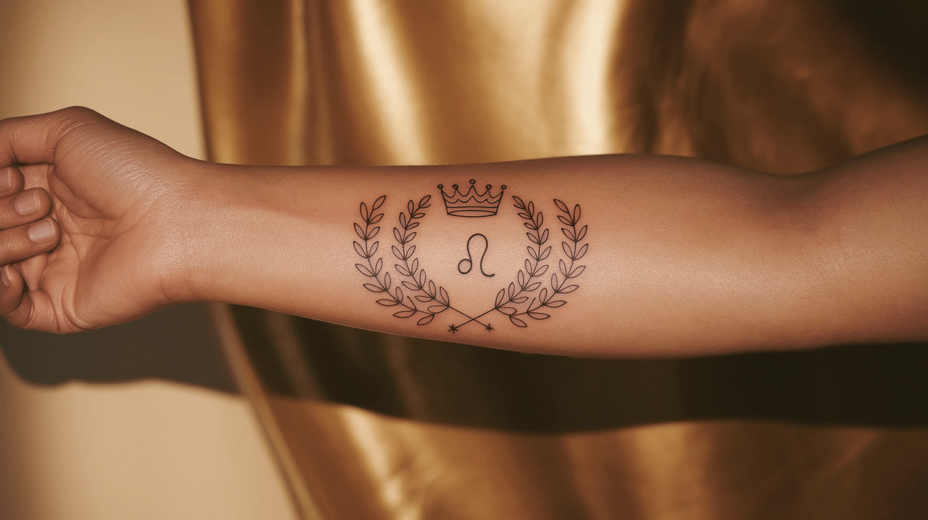 Crown_and_Laurel_Wreath_with_Leo_Symbol