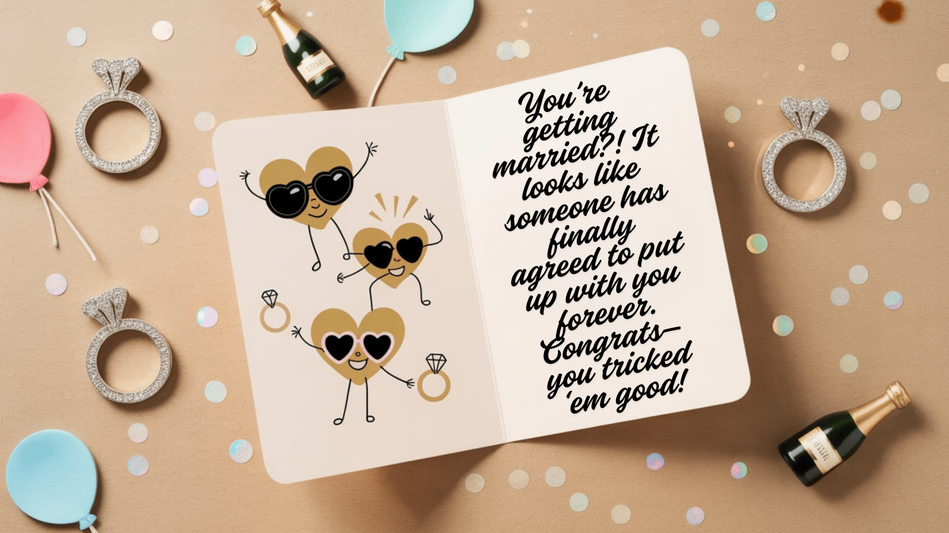 Funny Engagement Card Messages