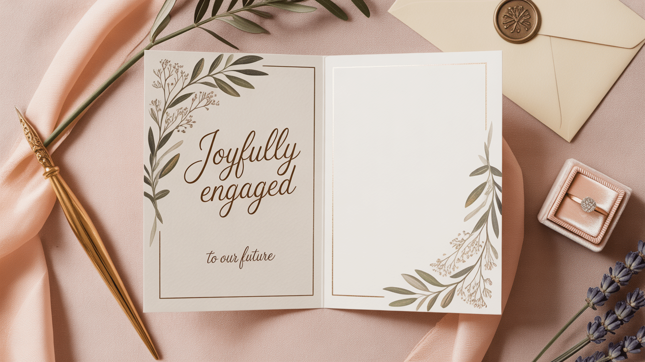 How to Write an Engagement Card Message