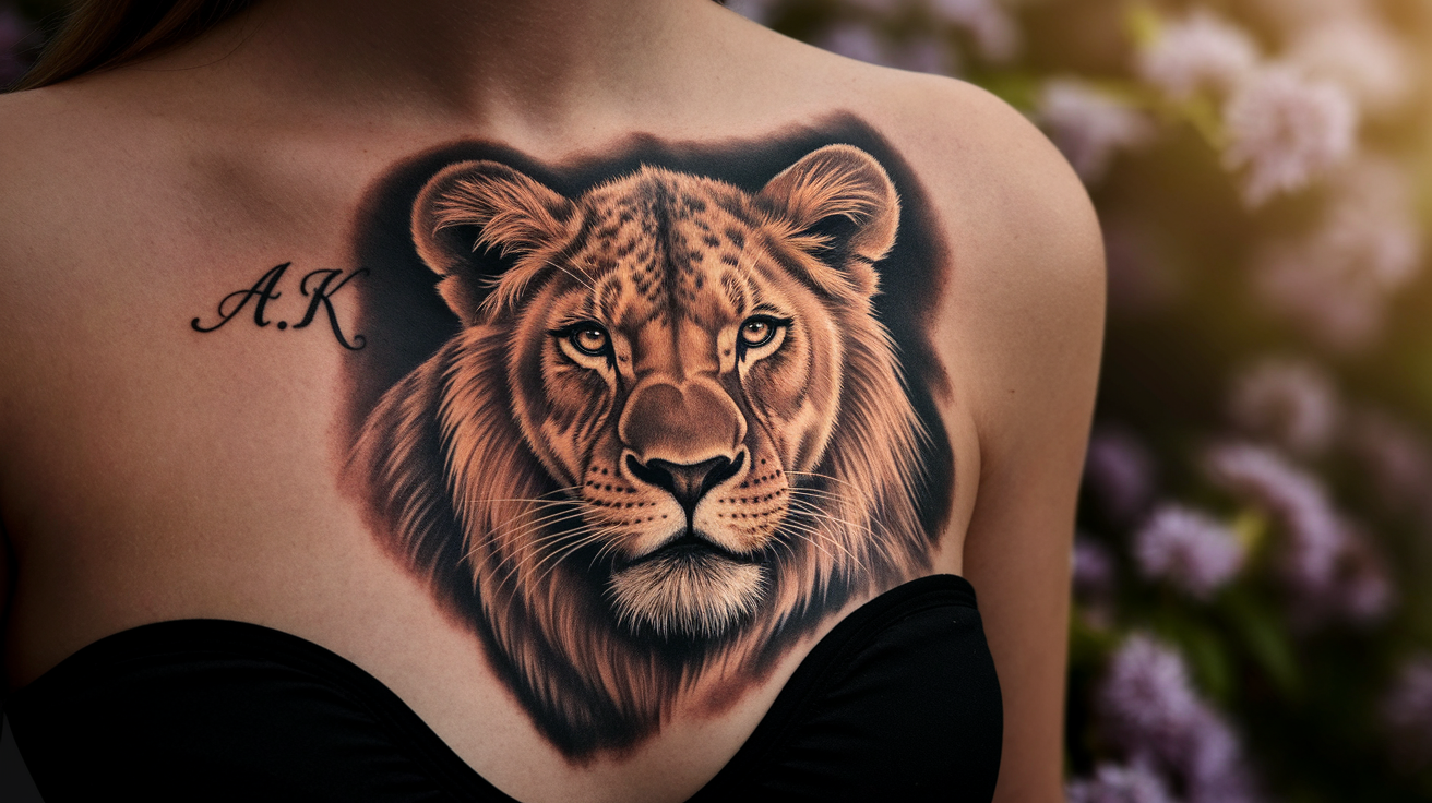 Initials_or_Loved_Ones_Name_with_Lioness
