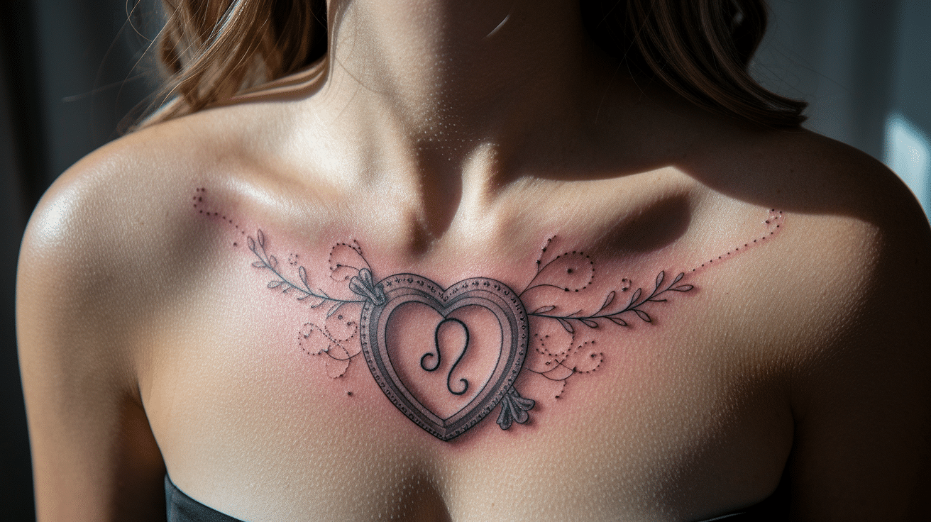 Leo_Symbol_inside_Heart_Locket