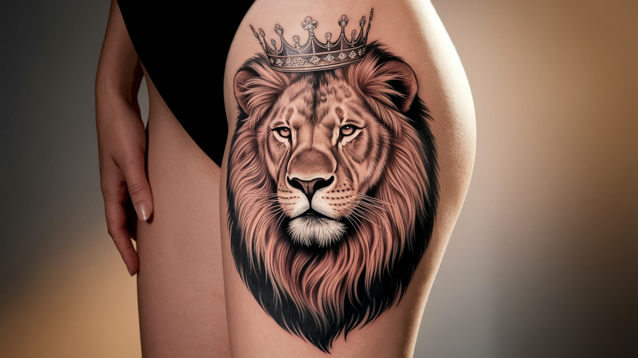 Lion_with_Feminine_Crown