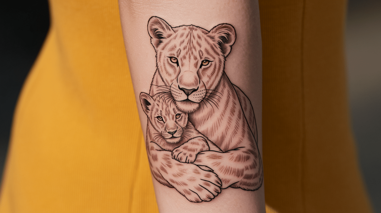 Lioness_and_Cub_Design