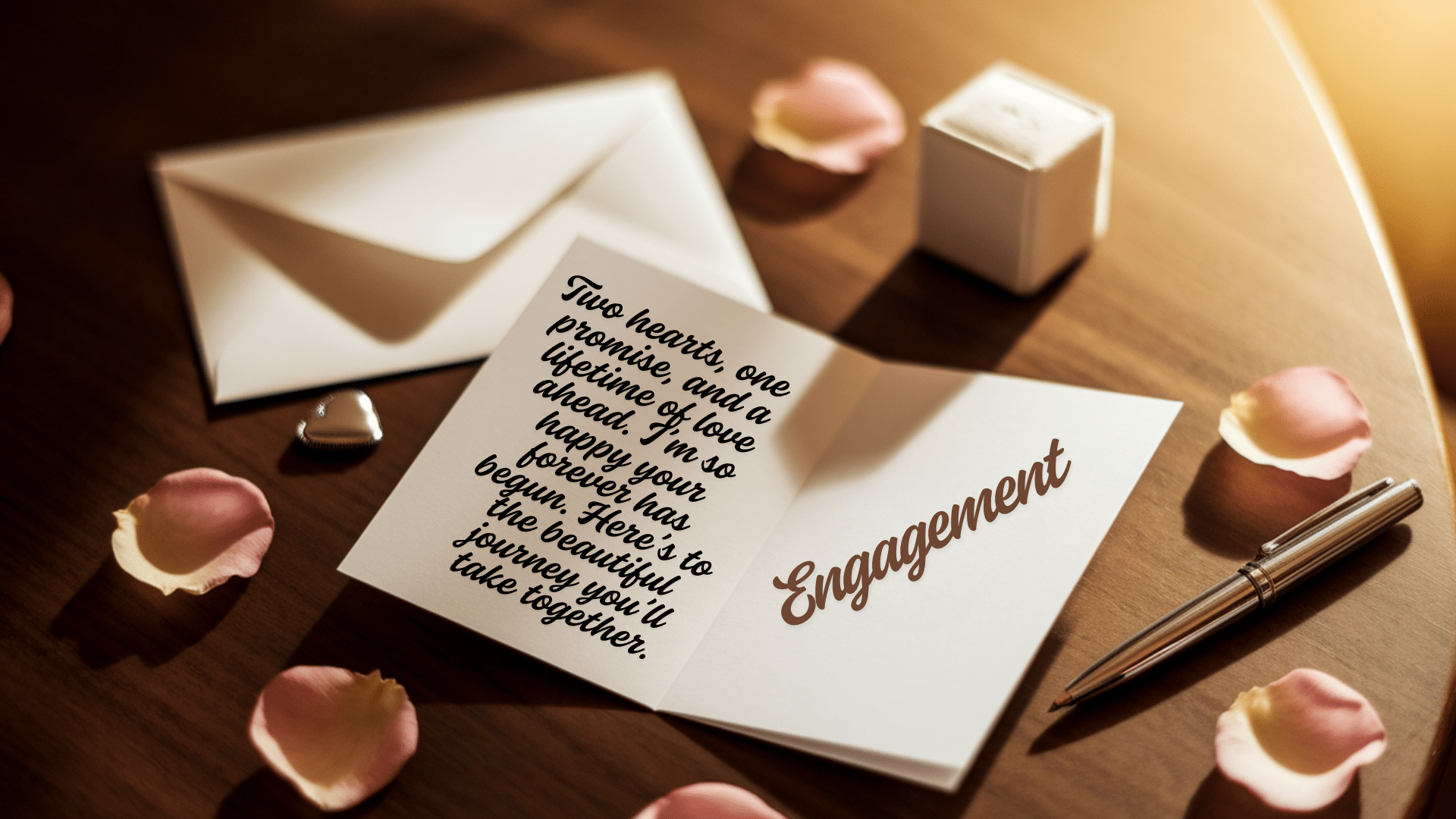Romantic Engagement Card Messages
