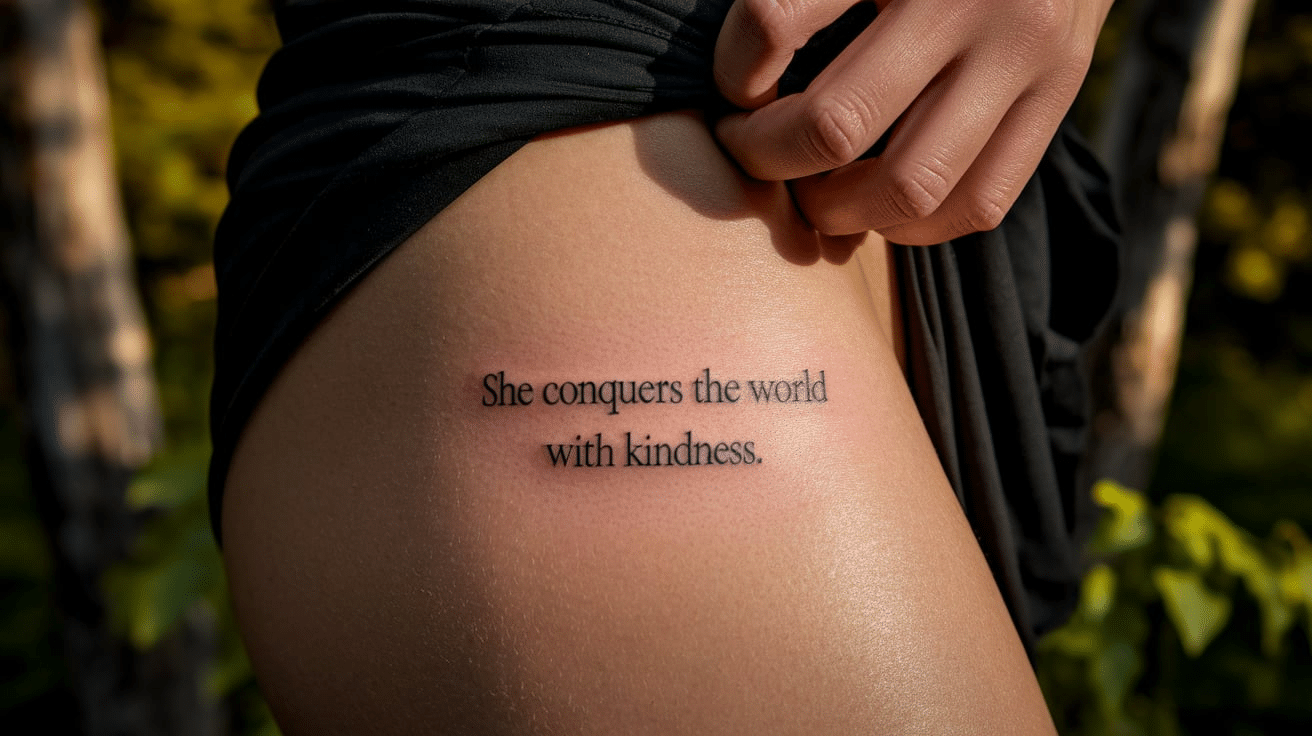 She_conquers_the_world_with_kindness