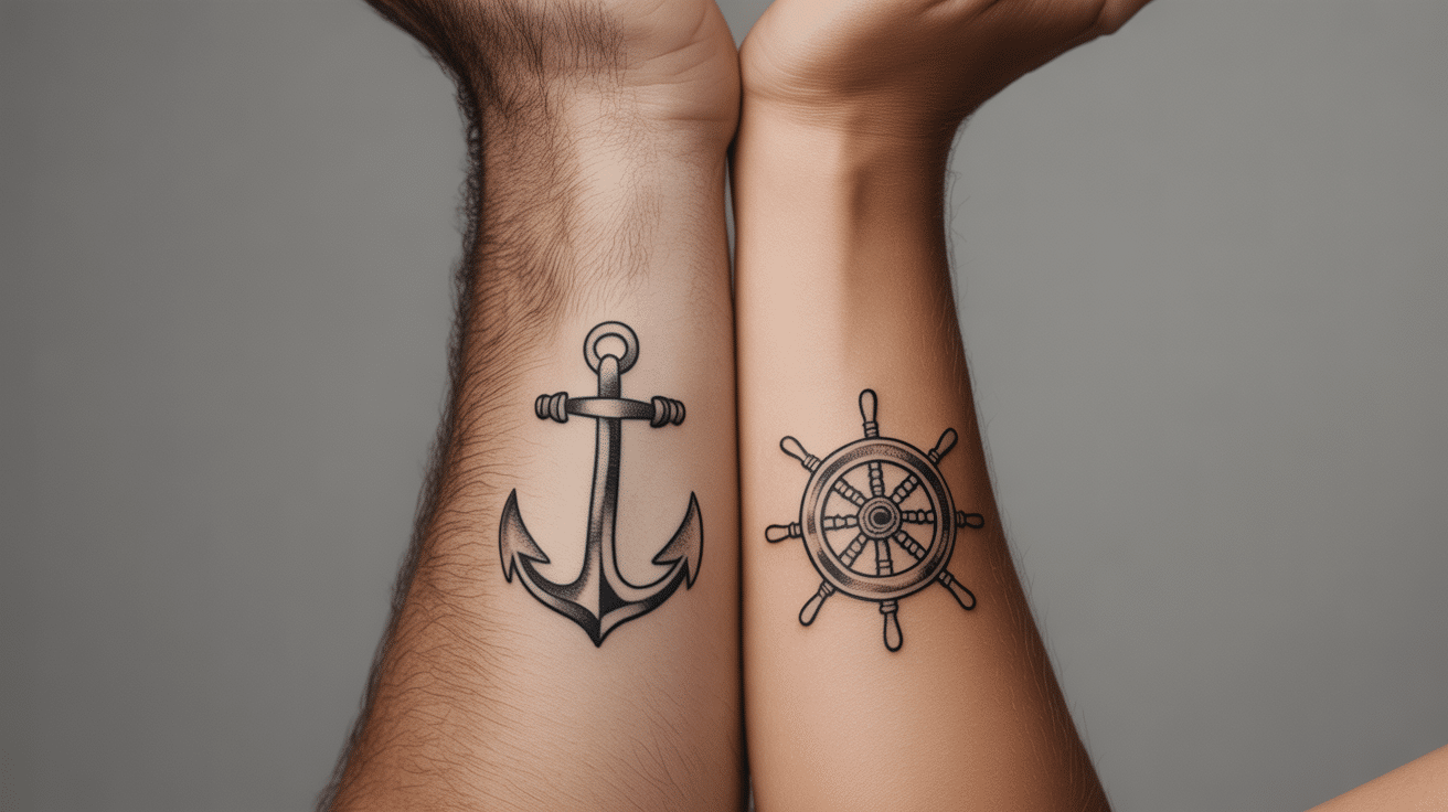 Anchor and Wheel