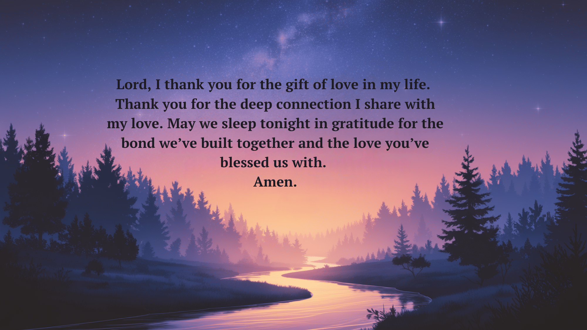 Good Night Prayers for Gratitude