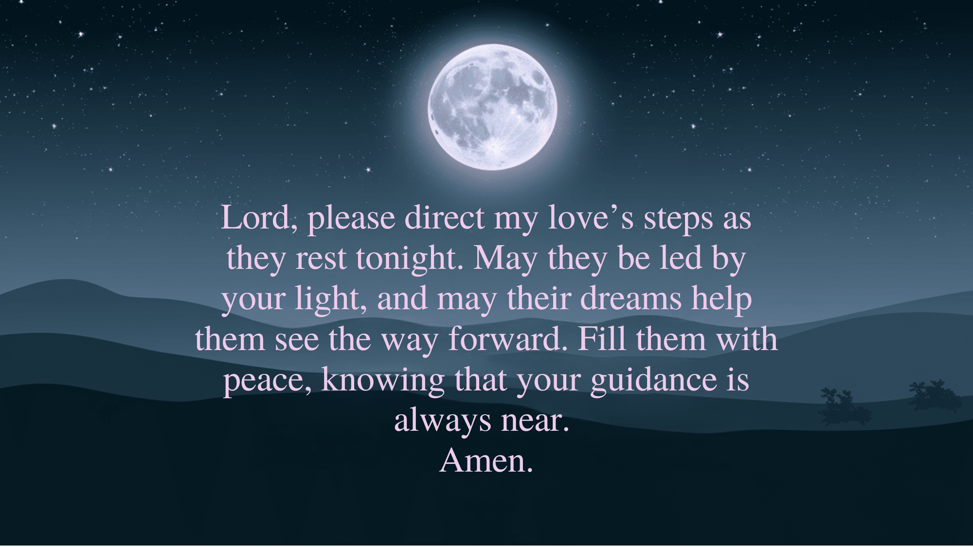 Good Night Prayers for Spiritual Guidance