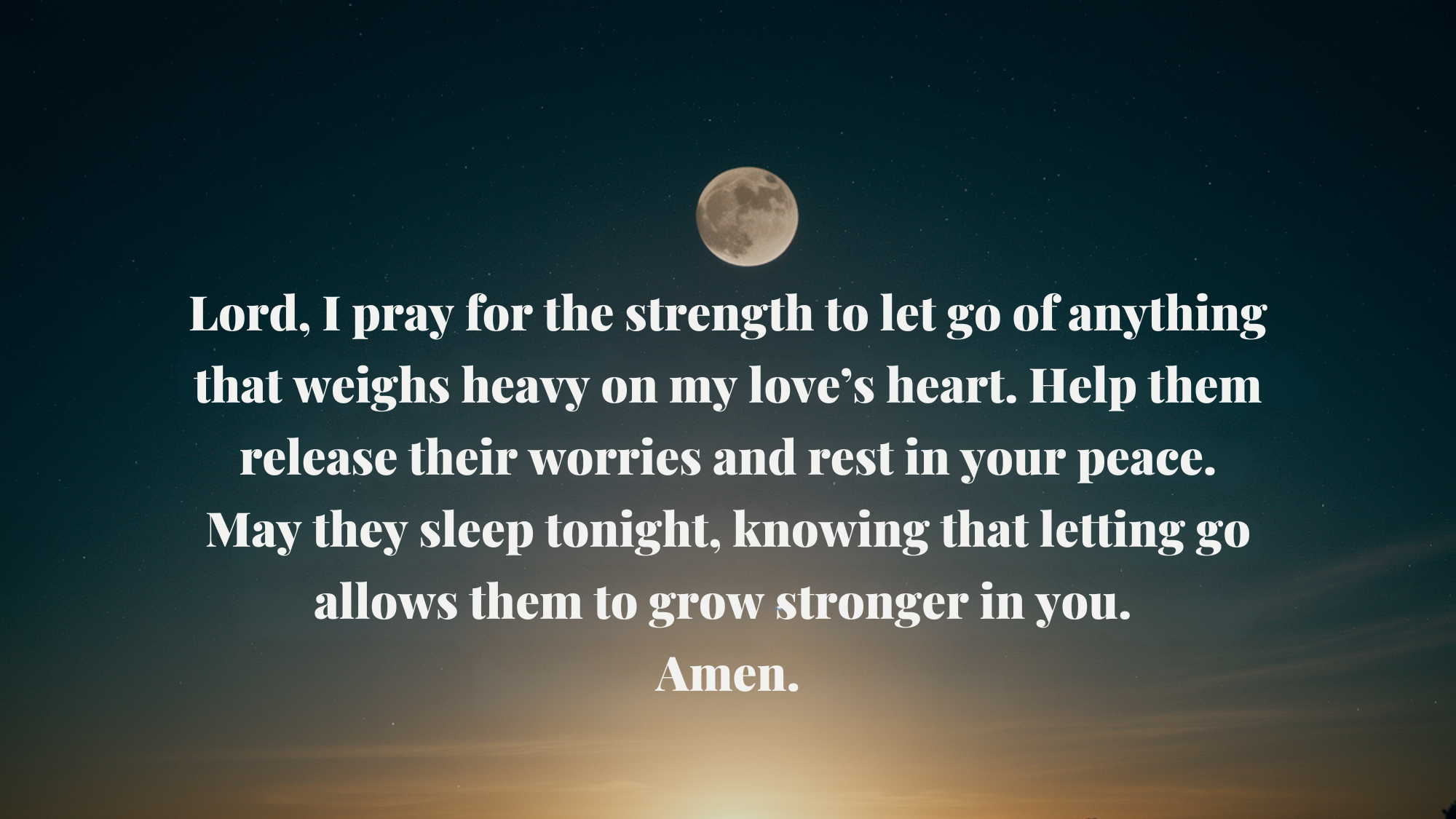 Good Night Prayers for Strength