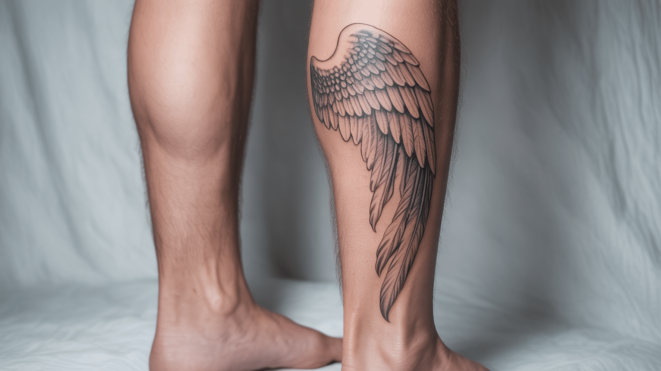 Half_Wing_Half_Feather_on_Calf