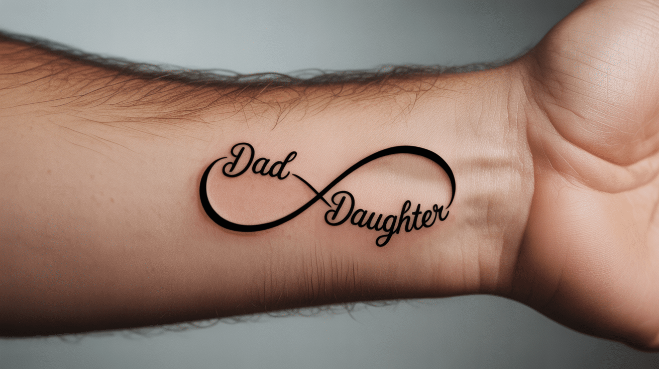 Infinity Symbol with Names