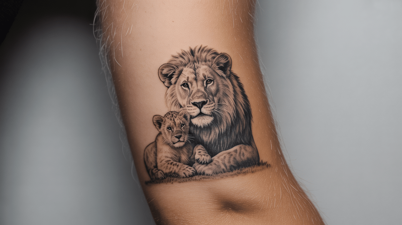  Lion and Cub