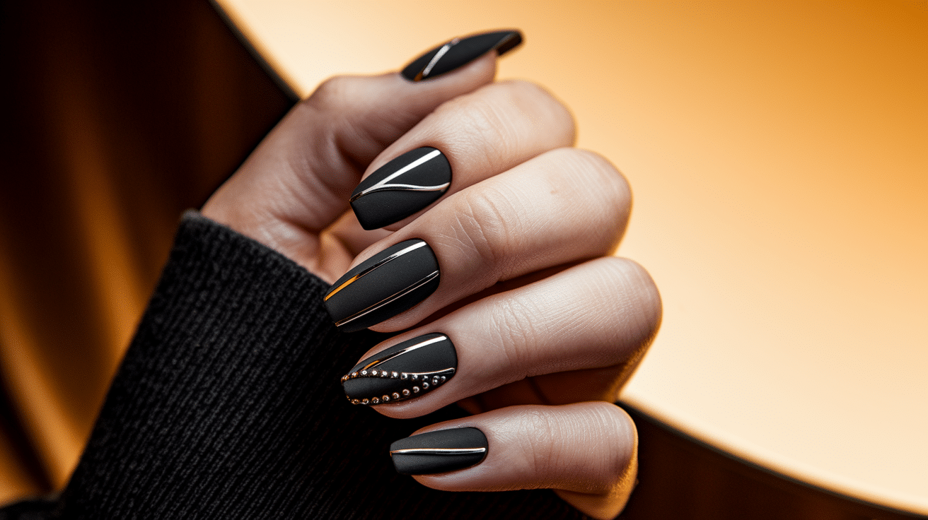  Matte Black with Chrome Detailing