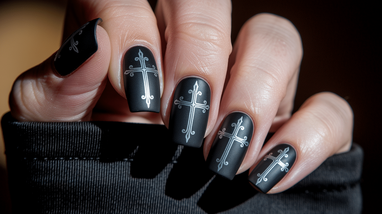  Matte Black with Gothic Accents