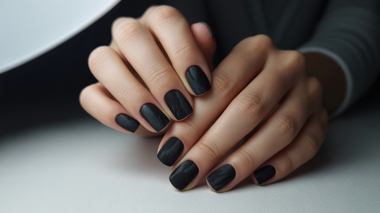 Matte Black with Velvet Texture