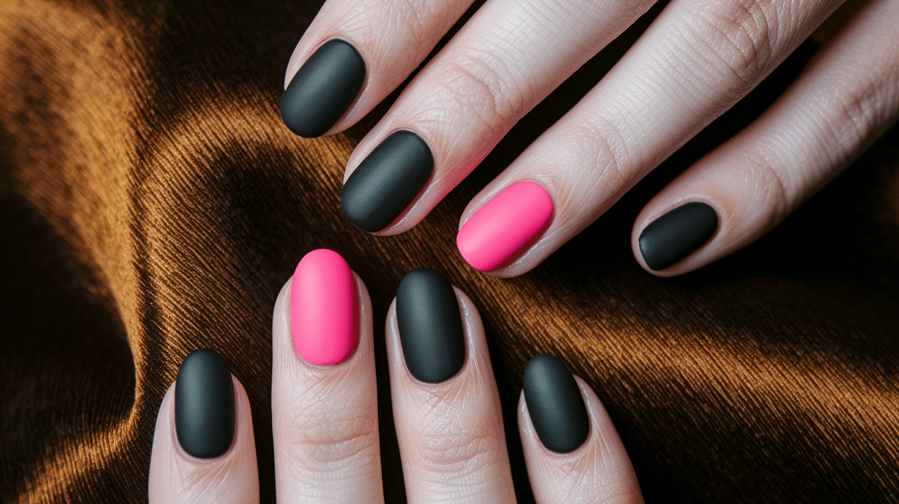 Matte Black with a Pop of Color