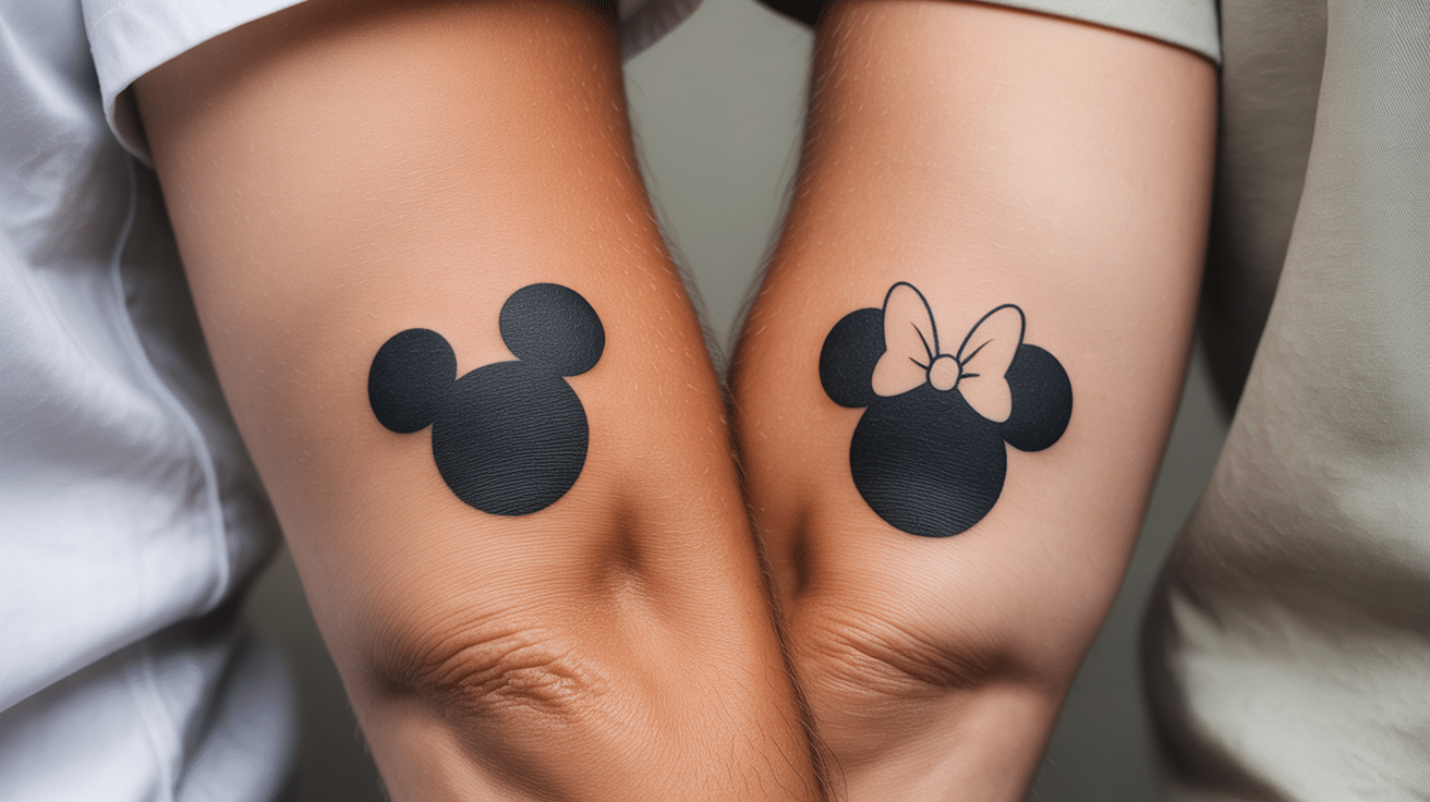 Mickey & Minnie Silhouettes