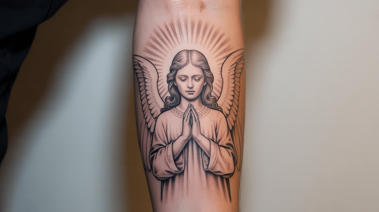 Praying_Angel_on_Forearm