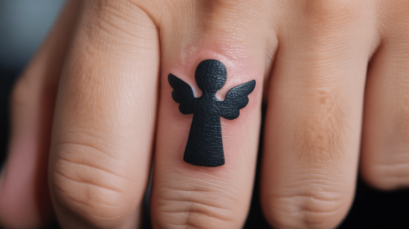 Tiny_Angel_Silhouette_on_Finger