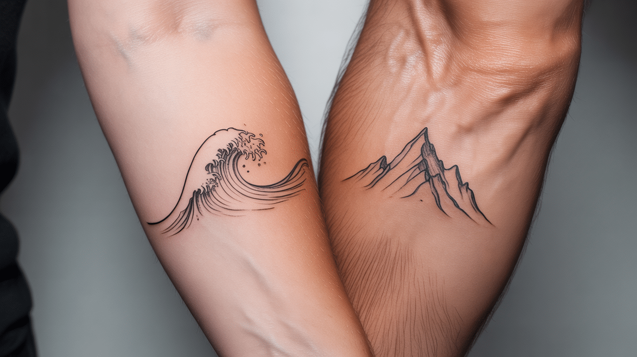 Wave and Mountain
