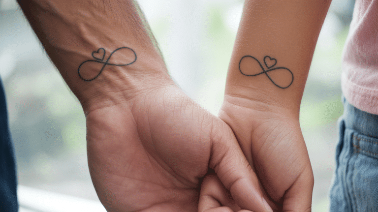 meaningful sentimental father daughter tattoos