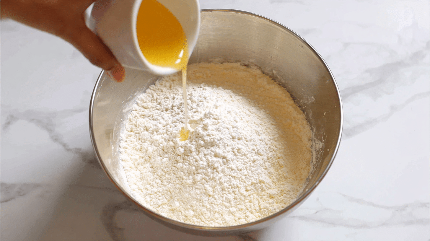 Add Oil Slowly While Stirring