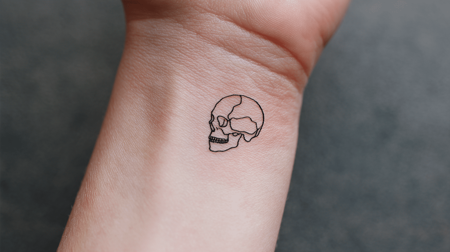 Minimalist Skull Tattoos