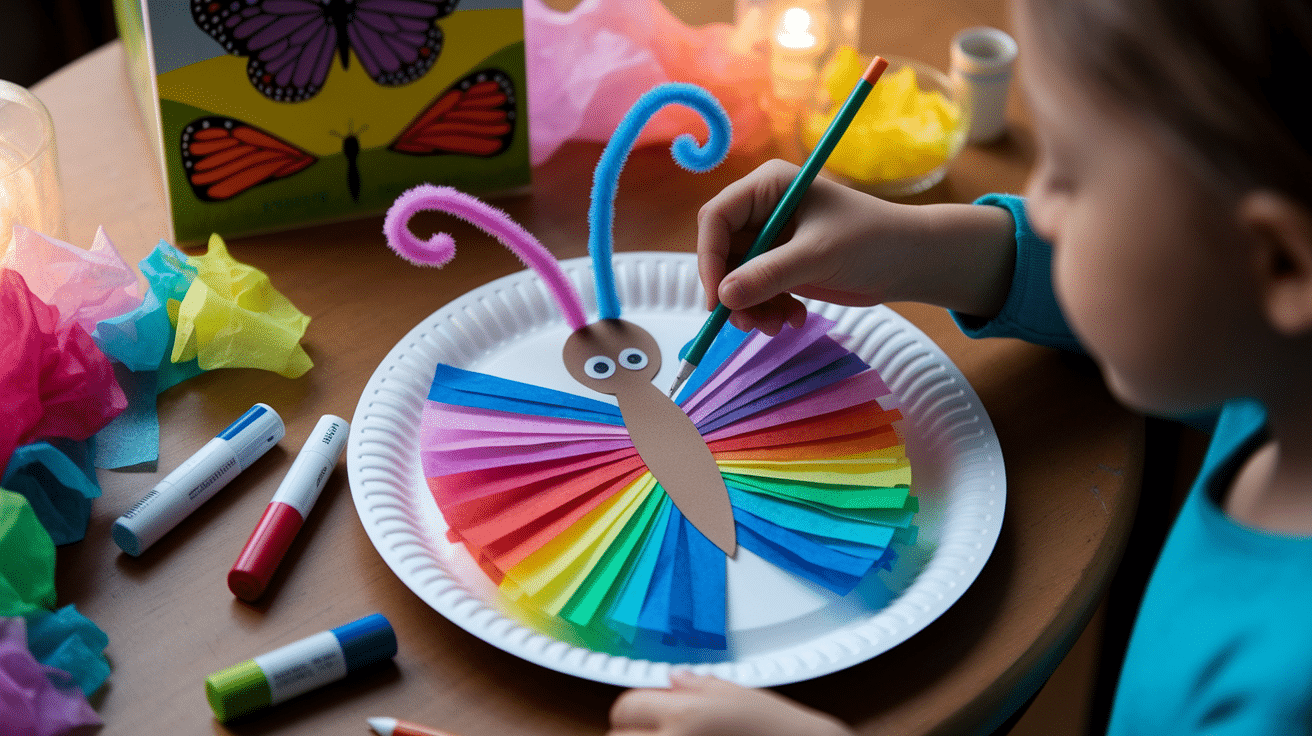 Paper Plate Butterfly
