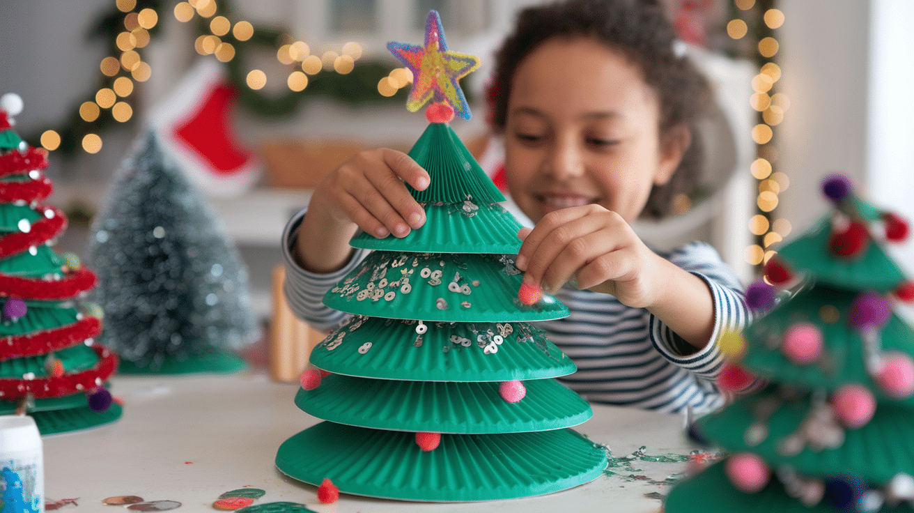 Paper Plate Christmas Tree