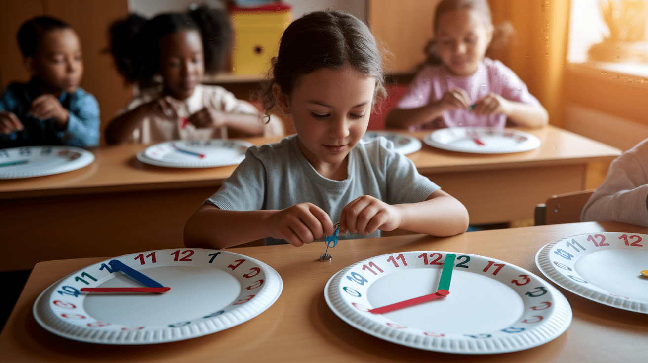 Paper Plate Clocks

