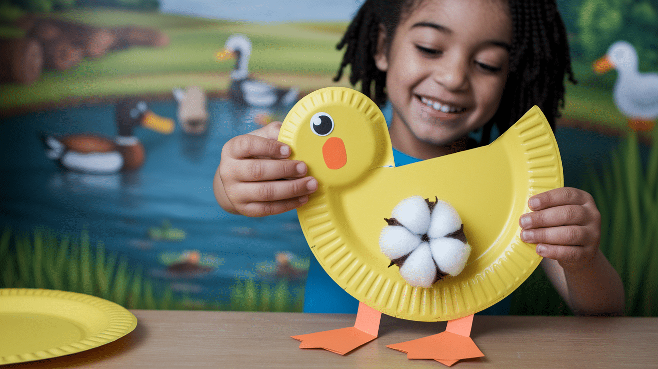 Paper Plate Duck