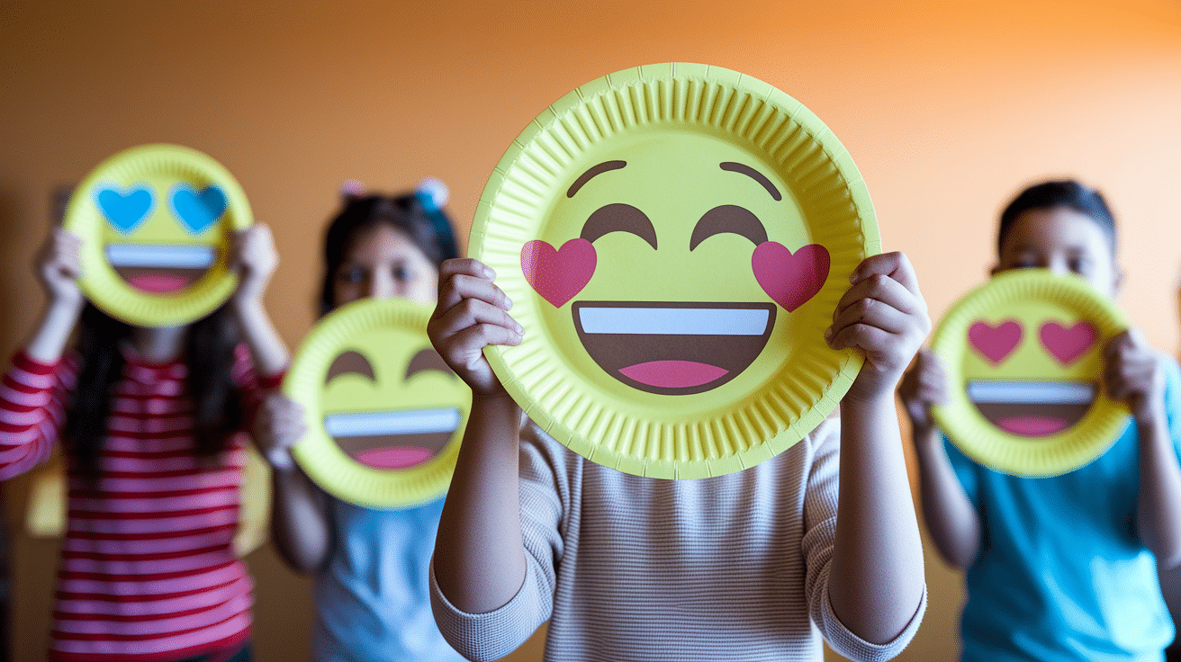 Paper Plate Emojis