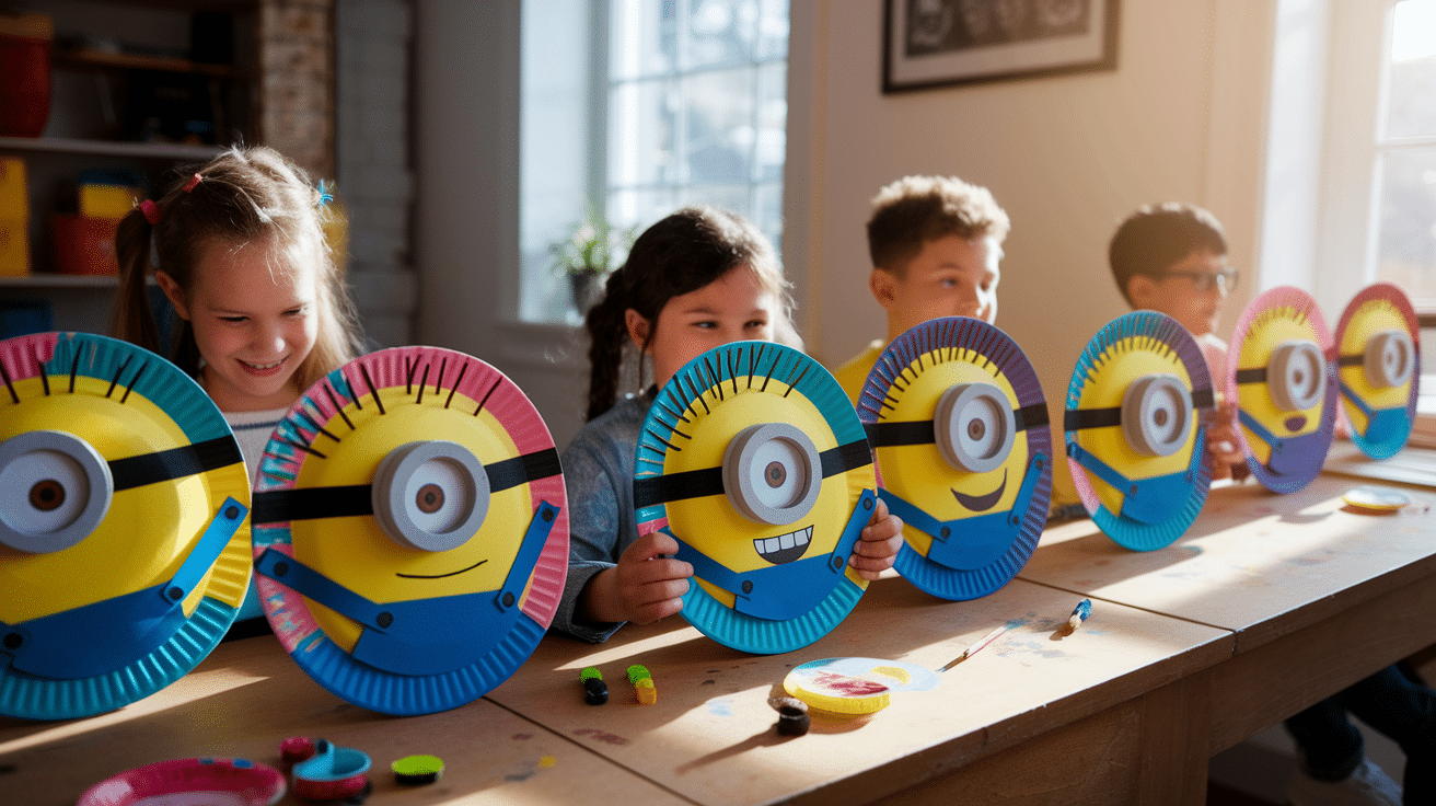 Paper Plate Minions