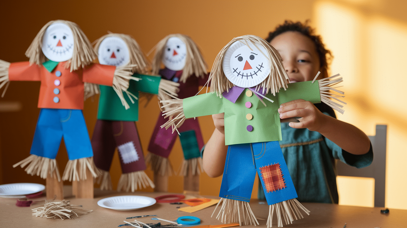 Paper Plate Scarecrow