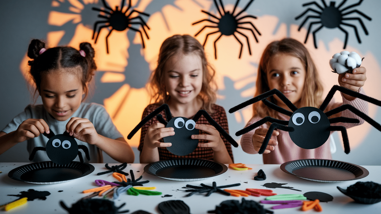 Paper Plate Spider