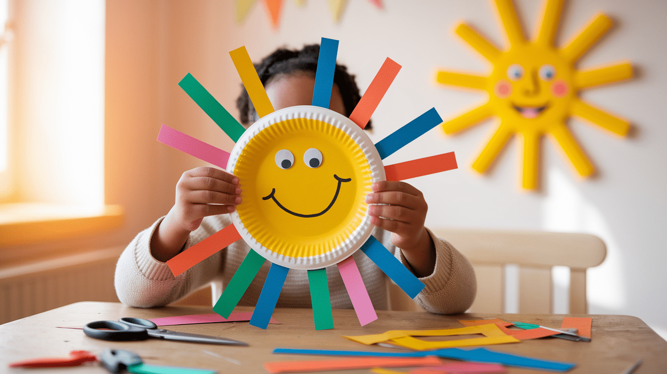 Paper Plate Sun

