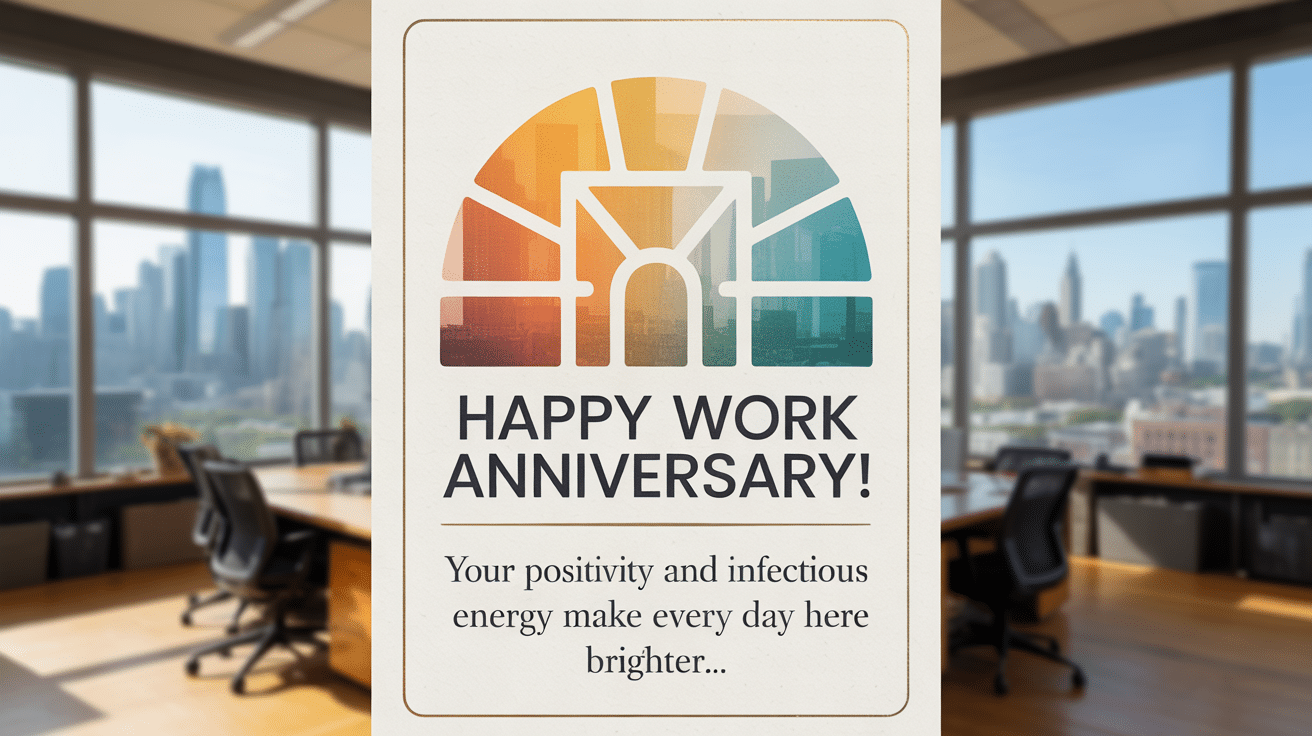 Personality-Oriented Work Anniversary Messages