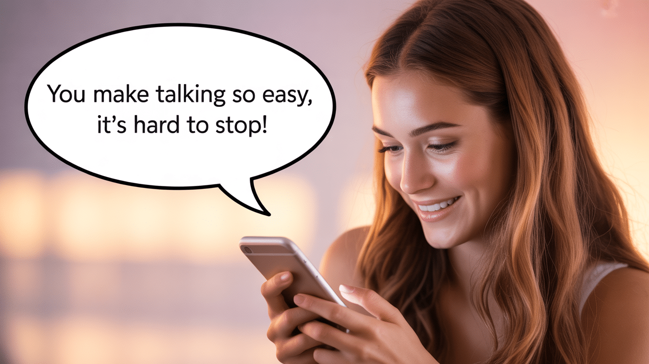 Sweet Texts with a Hint of Flirty Fun
