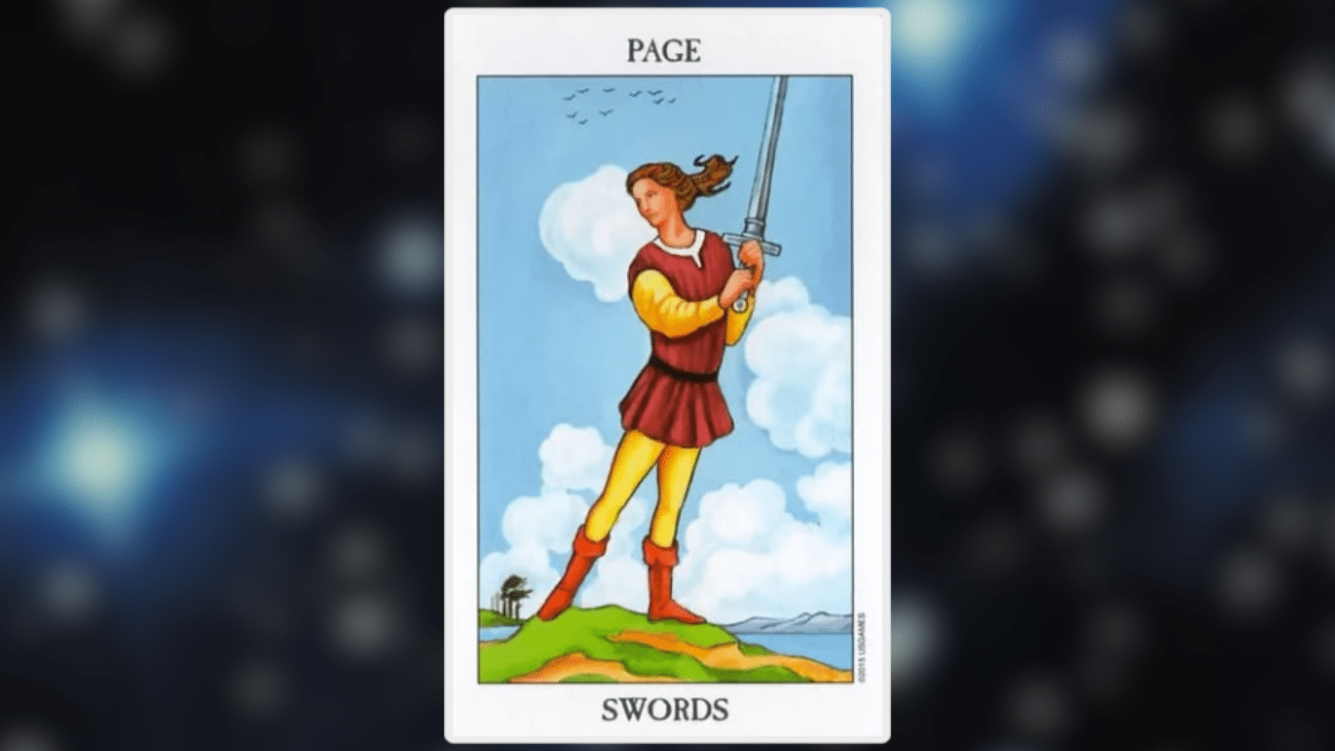 The Page of Swords in Love Tarot Readings
