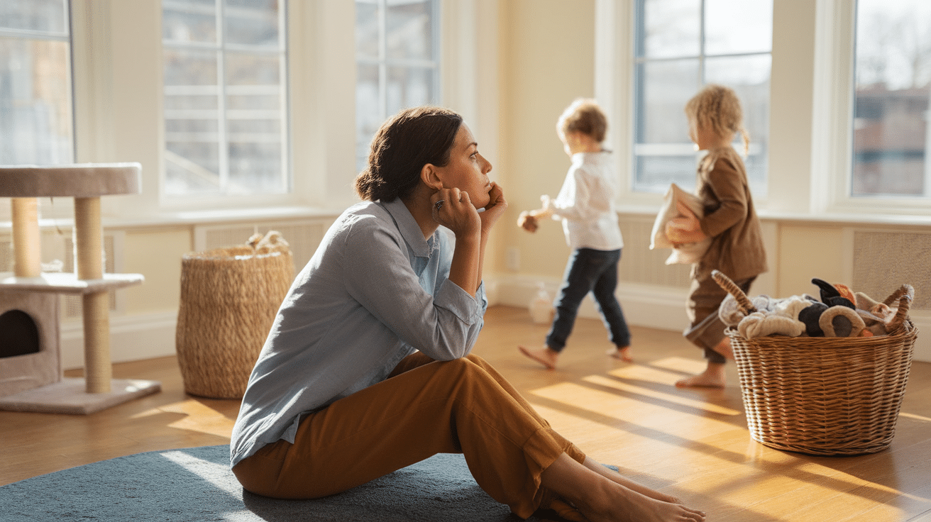 a photo of a living room with large 