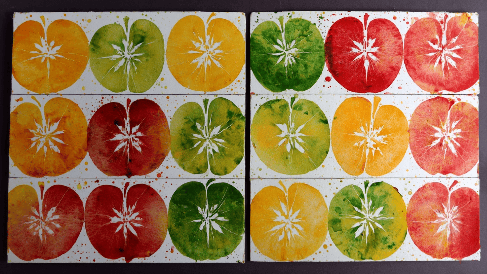 Apple Dye Prints