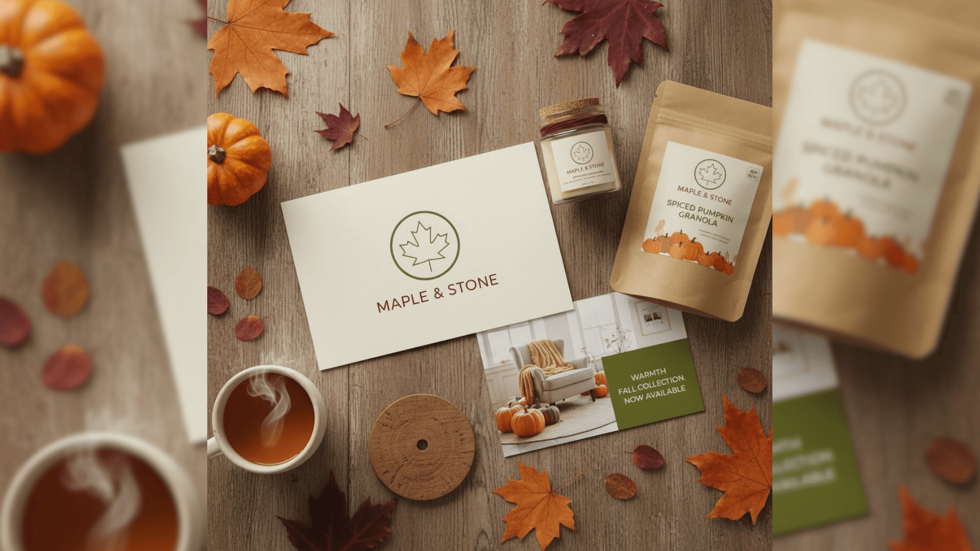 Autumn Branding for Small Businesses Inspired by Fall Color Palette