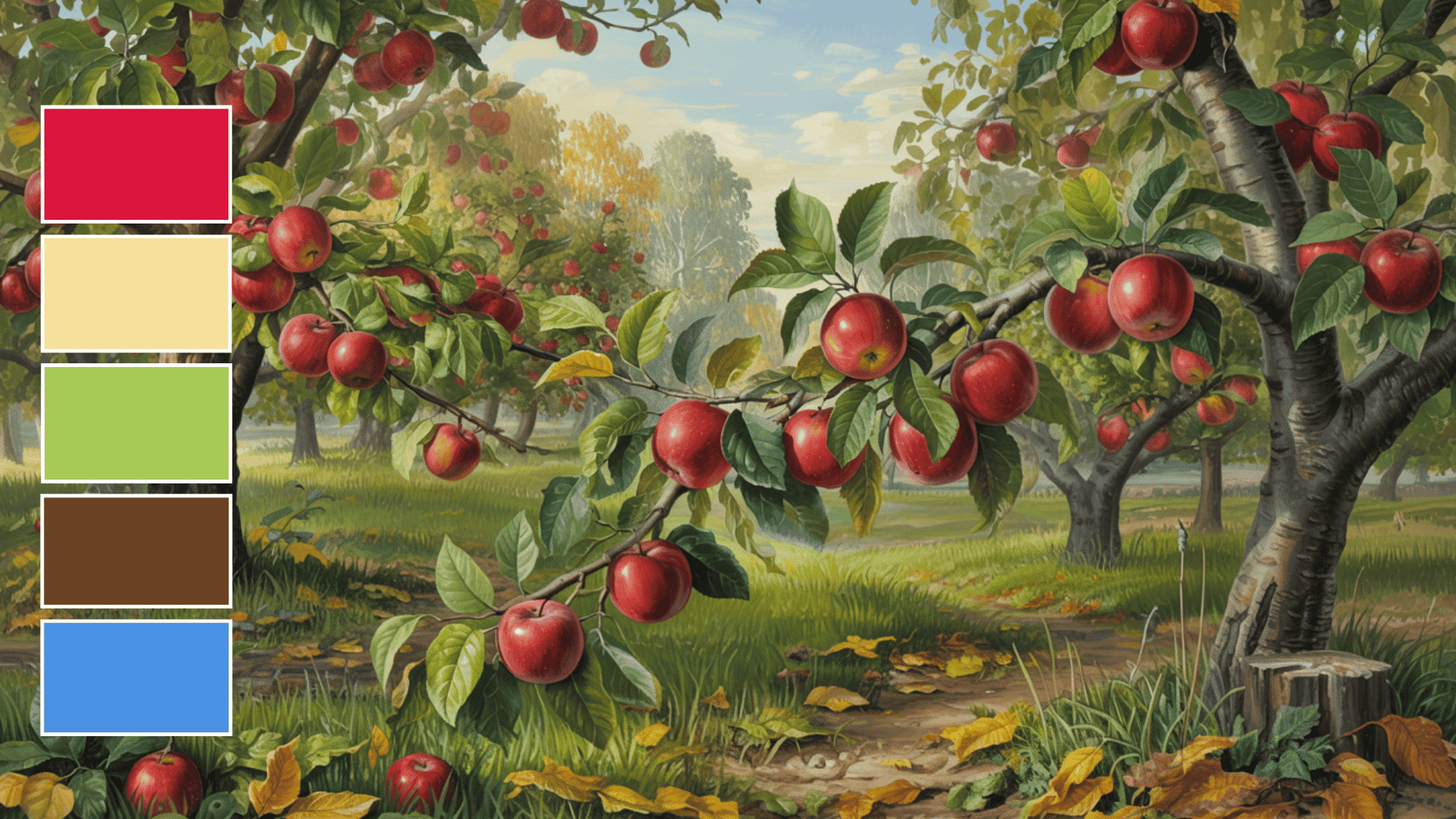 Crisp Orchard Fall Color Palette