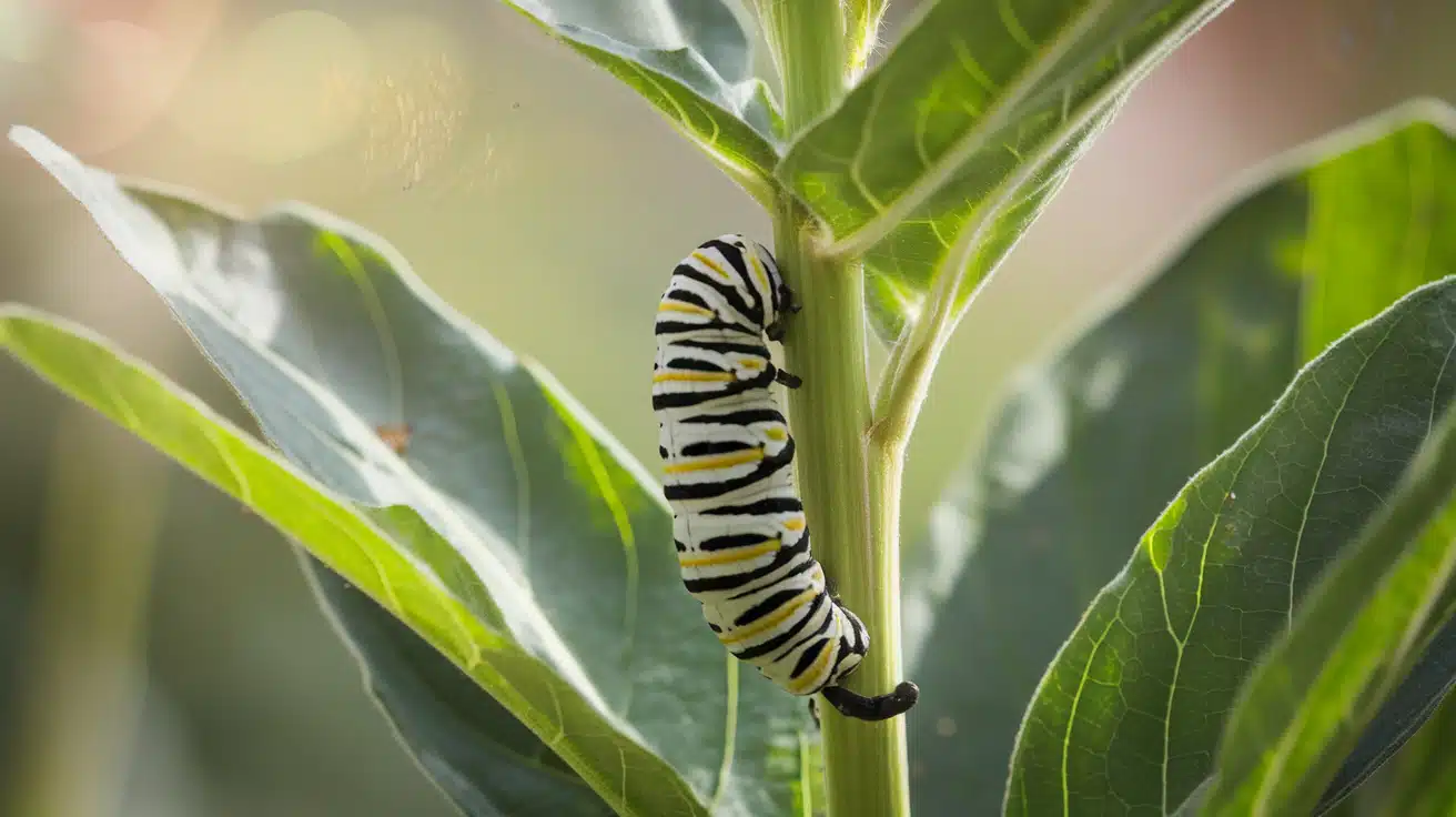 Fact 5 Monarch Caterpillars only Eat Milkweed.