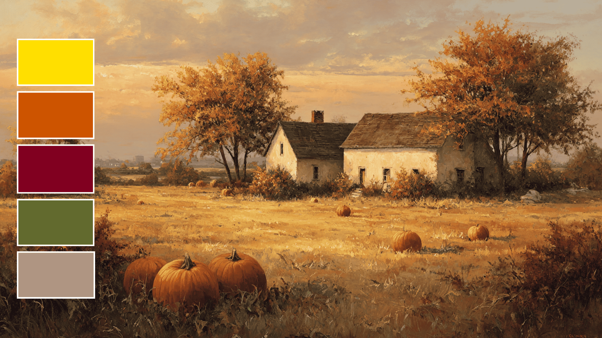 Golden Harvest Fall Color Palette