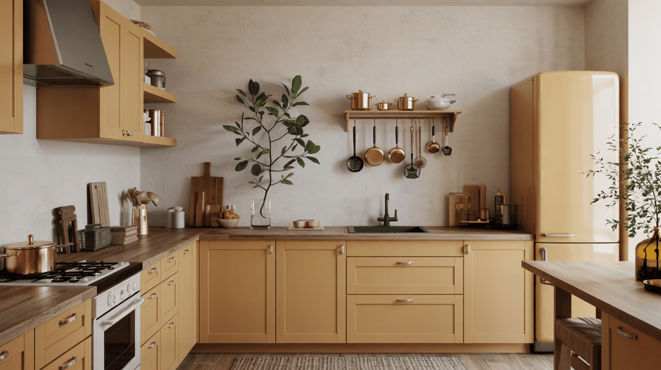 Kitchen with Fall Color Palette (1)