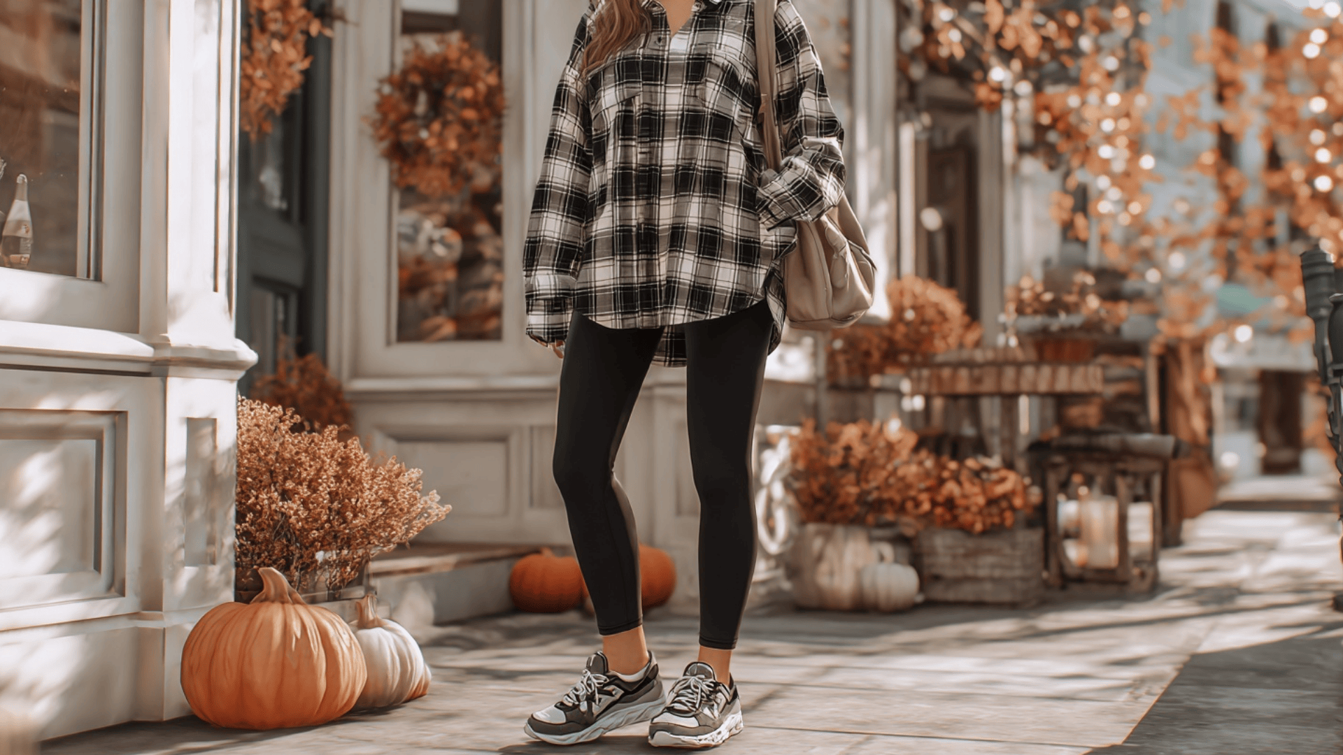 Oversized Flannel and Leggings