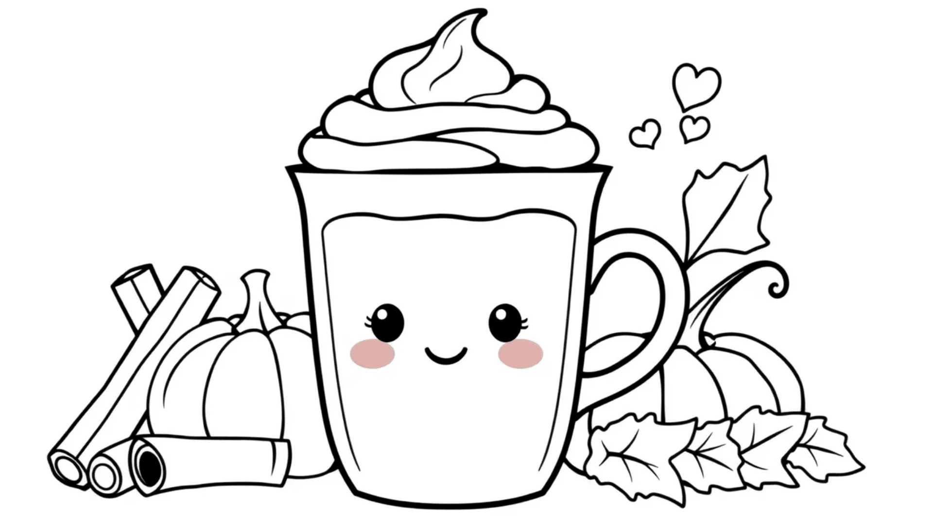 Pumpkin spice latte and cinnamon sticks (2)