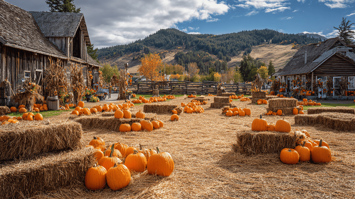 Solo Visit To Pumpkin Patch During Fall Season
