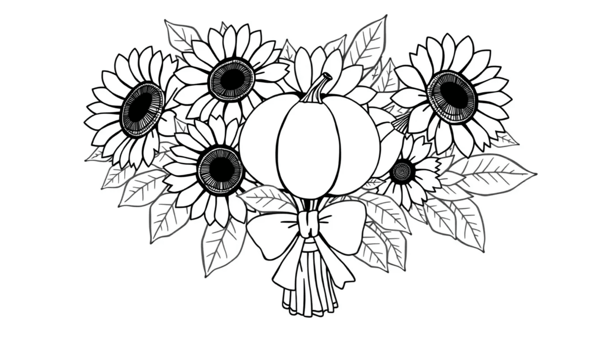 _Sunflower and pumpkin bouquet